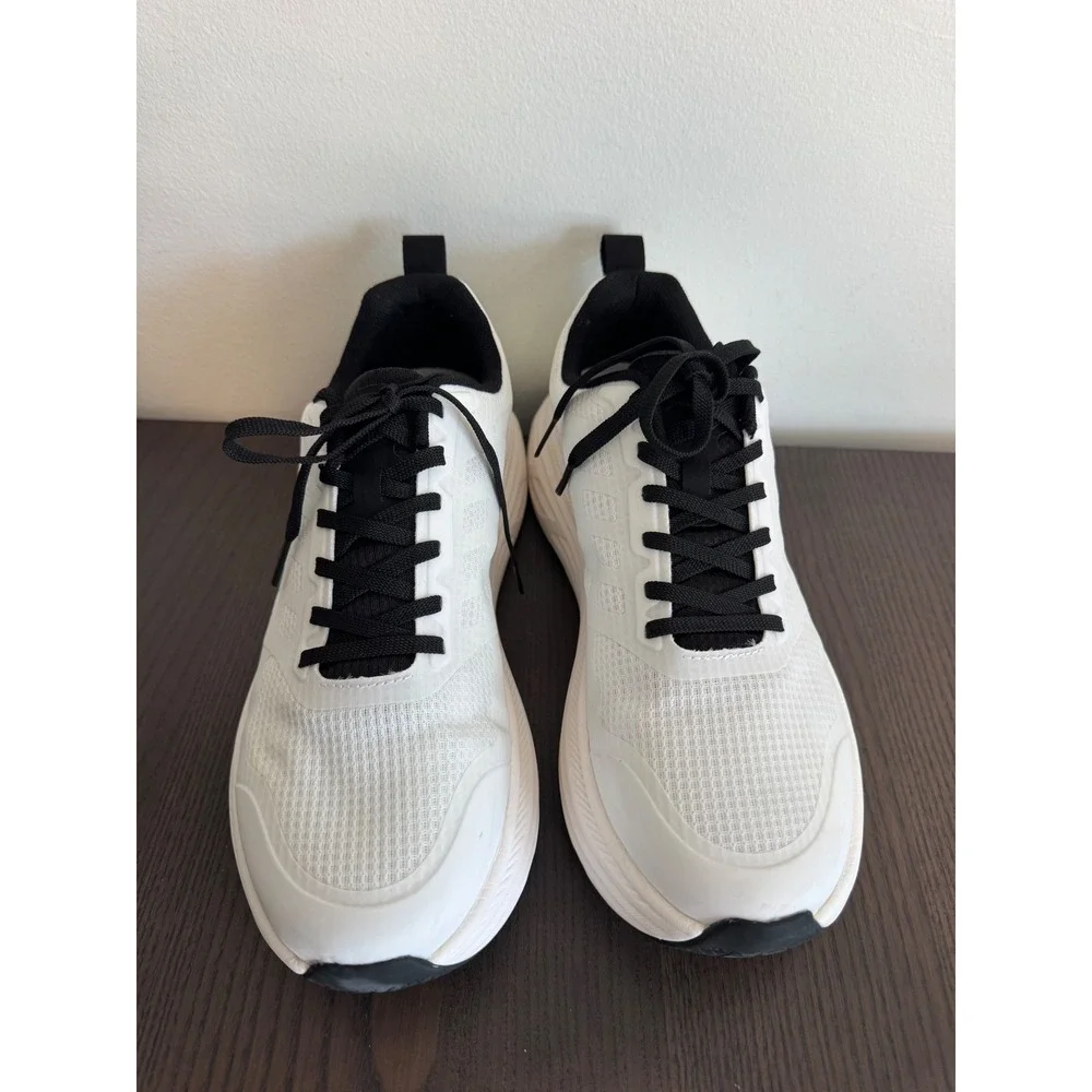 Generic SNWS245W Running Shoes Womens 9.5 White Black Chunky Sole